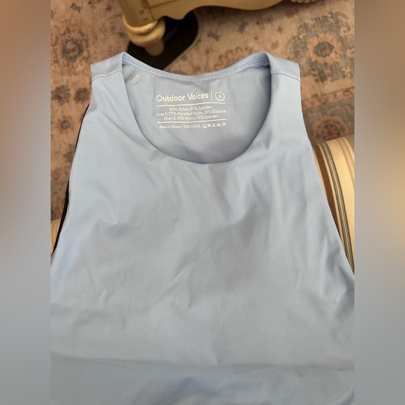Outdoor Voices Light Blue Tank Top - Picture 1 of 3